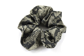 Scrunchie Slangenprint Groen