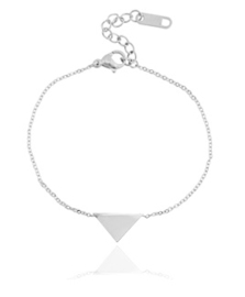 BRACELET TRIANGLE - / SILVER