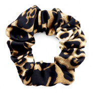 Scrunchie Panterprint Bruin