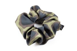 Scrunchie Panterprint Groen