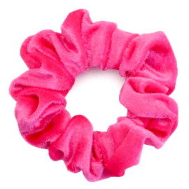 Scrunchie Velvet Roze
