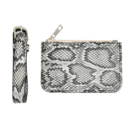 Riem Portemonnee Snake Print Beige