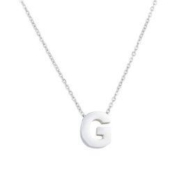 Ketting Met Letter G Zilver