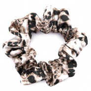 Scrunchie Slangenprint Bruin