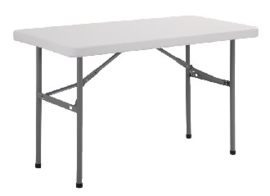 U543 -Bolero rechthoekige inklapbare tafel 1,22m