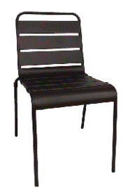 CS728 -Bolero stalen stoel zwart