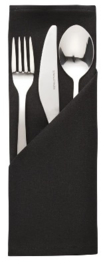 HB561 -Mitre Essentials Ocassions servet zwart 51x51cm