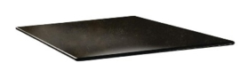 DR988 -Topalit Smartline vierkant tafelblad Cyprus metal -Afmeting: 80x80cm
