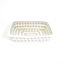 Ovenschaal diep extra large - tulp rood