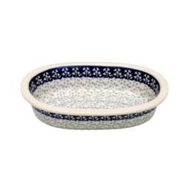 Ovenschaal ovaal 24cm - schermbloem