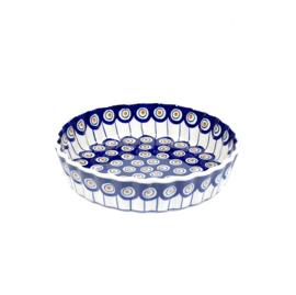 Quiche schaal 19cm - pauw