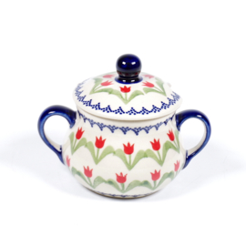 Suikerpot - tulp rood