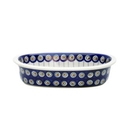 Ovenschaal ovaal 24cm - pauw