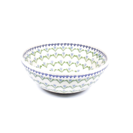 Schaal 24cm - tulp blauw