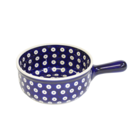 Fondue pan - blauw oogje