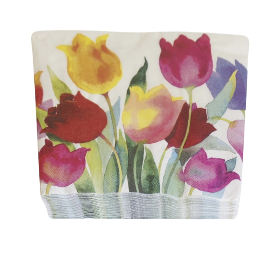 Servetten diner - tulpen