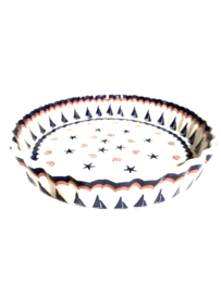 Quich schaal 23 cm - bootje blauw