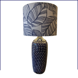 Schemerlamp met kap - blauw oogje