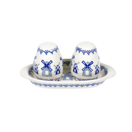 Peper & Zout stel - molen blauw