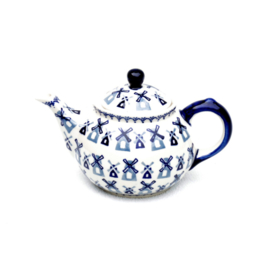 Theepot 700ml - molen blauw