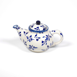 Theepot 300ml - blaadjes blauw
