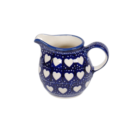 Kannetje 200ml - hartje groot wit