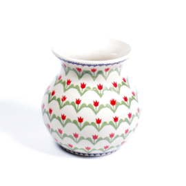 Vaas large - tulp rood