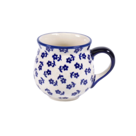 Bolmokje small unikat - blauw bloemetje