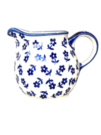Kannetje 200ml unikat - blauw bloemetje