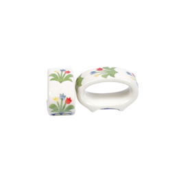 Servet ring - tulp gemengd blauw-geel-rood