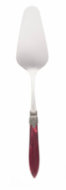 Taartschep - bordeaux rood