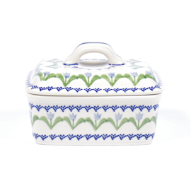 Botervloot large - tulp blauw