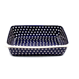 Ovenschaal diep extra large - blauw oogje