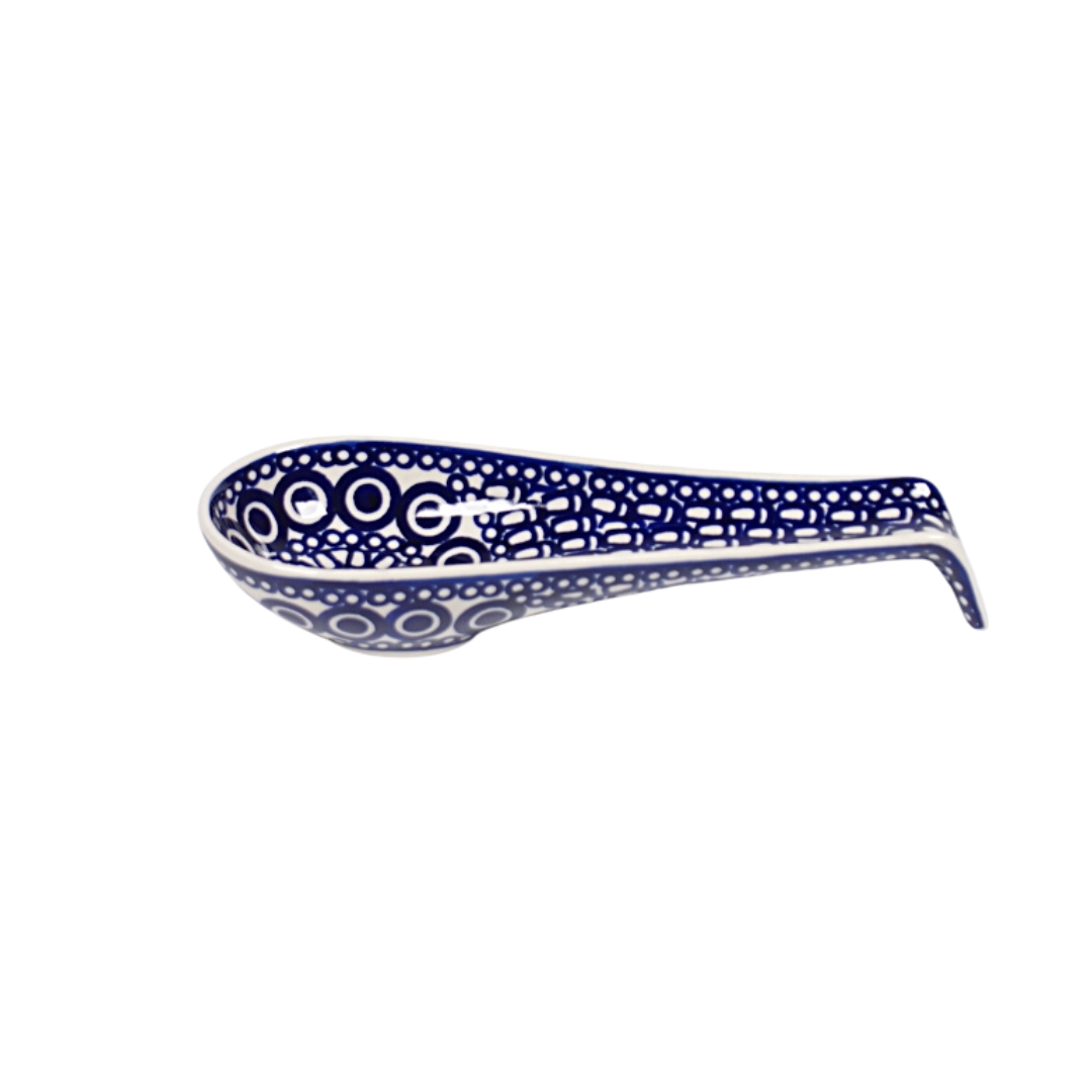 Pollepel legger - blauw retro