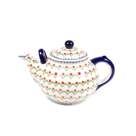 Theepot 2,2 liter - tulp rood