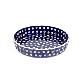 Quiche schaal 23cm - blauw oogje