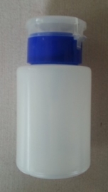Liquid pomp dispenser blauwe rand