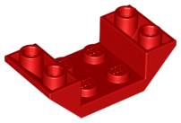 Slope, Inverted 45 4 x 2 Double with 2 x 2 Cutout