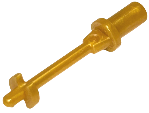 Minifigure, Utensil Ski Pole 3L with Handle, Stop Ring and Side Stops