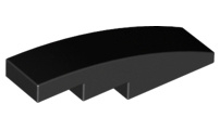 Black Slope, Curved 4 x 1