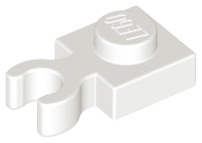 Plate, Modified 1 x 1 with U Clip Thick (Vertical Grip)