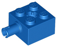 Brick, Modified 2 x 2 with Pin and Axle Hole