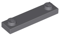 Plate, Modified 1 x 4 with 2 Studs without Groove
