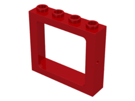 Window 1 x 4 x 3 Train - Hollow Studs