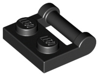 Plate, Modified 1 x 2 with Bar Handle on Side - Closed Ends