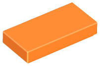 Tile 1 x 2 with Groove