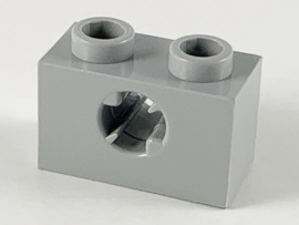 Technic, Brick 1 x 2 with Axle Hole (x Shape)