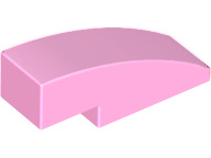 Bright Pink Slope, Curved 3 x 1
