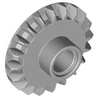 Technic, Gear 20 Tooth Bevel with Pin Hole