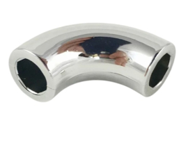 Brick, Round 1 x 1 d. 90 degrees Elbow Macaroni - No Stud - Type 1